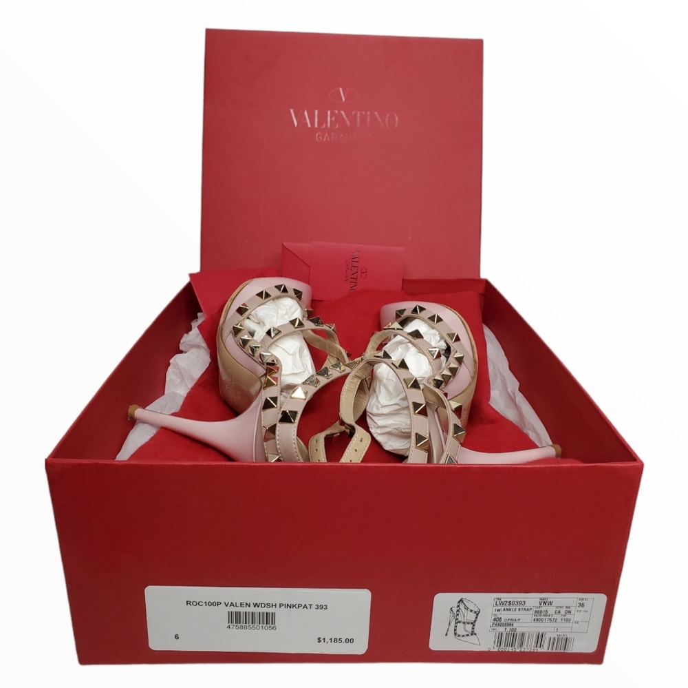 VALENTINO PATENT ANKLE STRAP - Picture 10 of 14